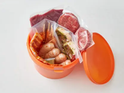 Oranje Barbecue emmer - Afbeelding 2