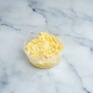 Salade van gekookte eieren