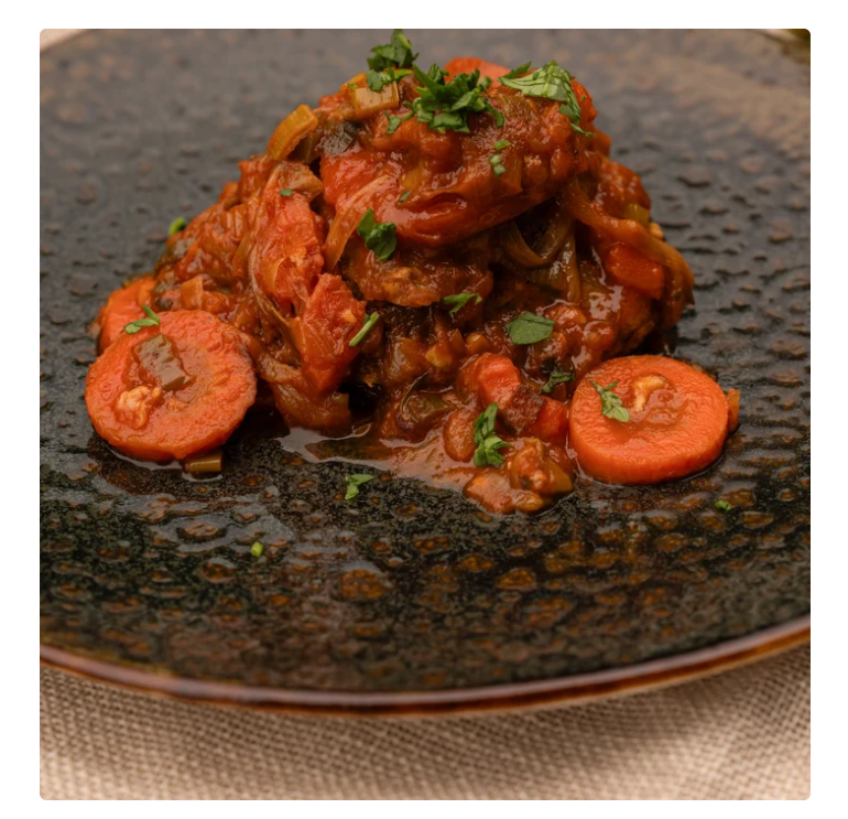 Kalfsossobuco in tomatensaus